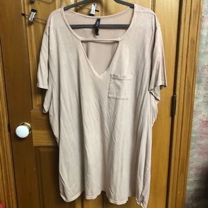 Dusty pink t shirt
